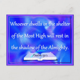 Psalmistenunterkunft Postkarte