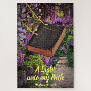 Psalms 119 Bibelverse "Ein Licht auf meinen Weg"