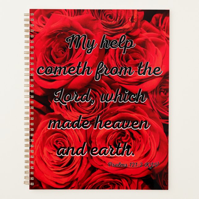 Psalms 121:2 Bible Verse Kalender Planer (Vorderseite)