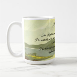 Psalms 23:1-3 Coffee Mug Kaffeetasse