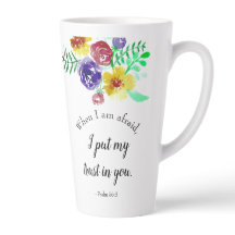 Psalms Bible Verse über Angst Vertrauen Gott Flora