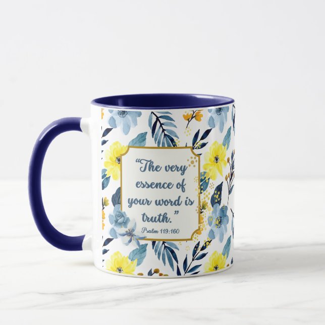 Psaume 119:160 JW 2023 Année Texte Mug (Gauche)