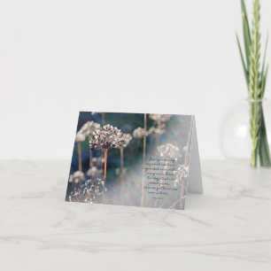 Psaume 139:16 Carte d'encouragement de rayon de so