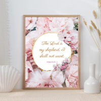 Psaume 23 : 1 - Le Seigneur est mon Poster de Shep