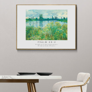 Psaume 23:2 Poster du Verset biblique