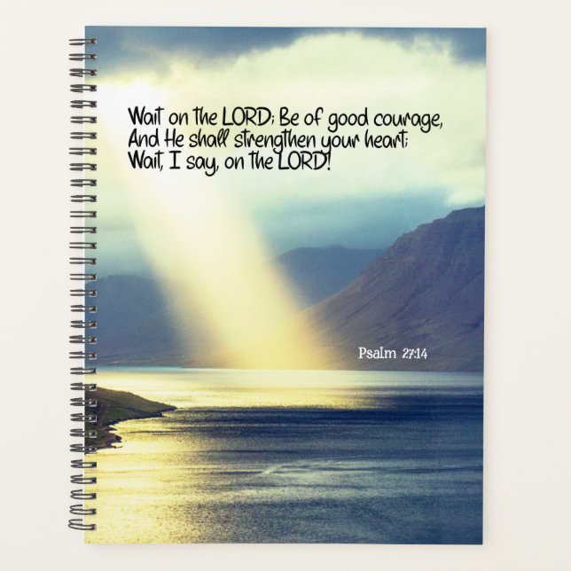 Psaume 27:14 Attendez sur l'Eternel Bible Verse Oc (Devant)