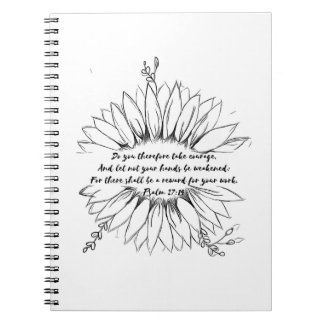 psaume 27:14 Carnet du versets bibliques