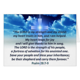 Psaume 28:7-9