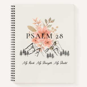 Psaume 28 Carnet spiral 8,5 x 11