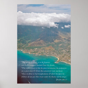 Psaume 36:5-7 Poster des Écritures