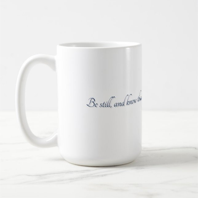 Psaume 46:10, Mug Cadeau (Gauche)