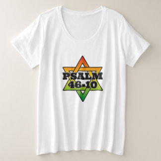 Psaume 46-10 - T-shirt taille plus pour femmes