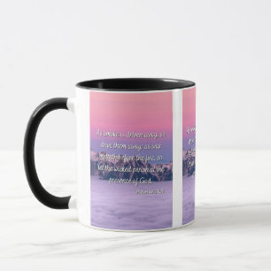 Psaume 68:2 KJV Bible Verse Mug à deux tons