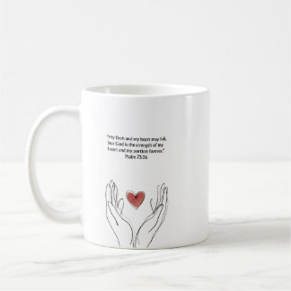 Psaume 73:26 Tasse chrétienne | Cadeau d'encourage