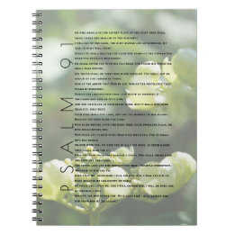Psaume 91 Christian Art Joli Journal Floral