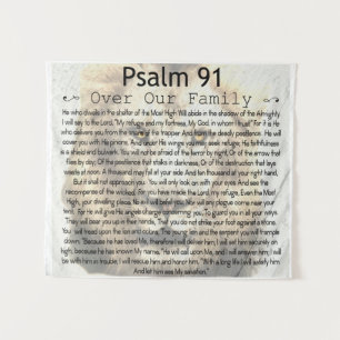Psaume 91 Tapisserie murale