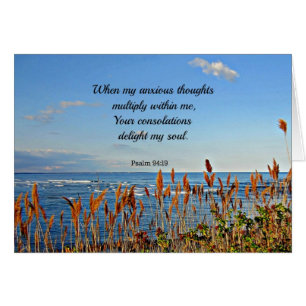 Psaume 94:19 Quand mes pensées anxieuses...