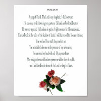 Psaume, Fleur Blanche, Poster de valeur (Matte)