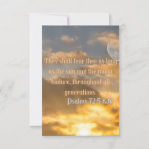 Psaumes 72:5 KJV Bible Verse Pic Appartement Carte