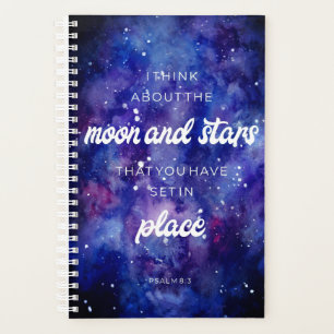 Psaumes Bible Verse Faith aquarelle Galaxie étoile