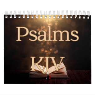 Psaumes Bible Versets Collection Wall Calendrier