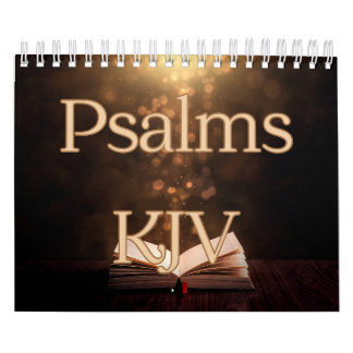Psaumes Bible Versets Collection Wall Calendrier