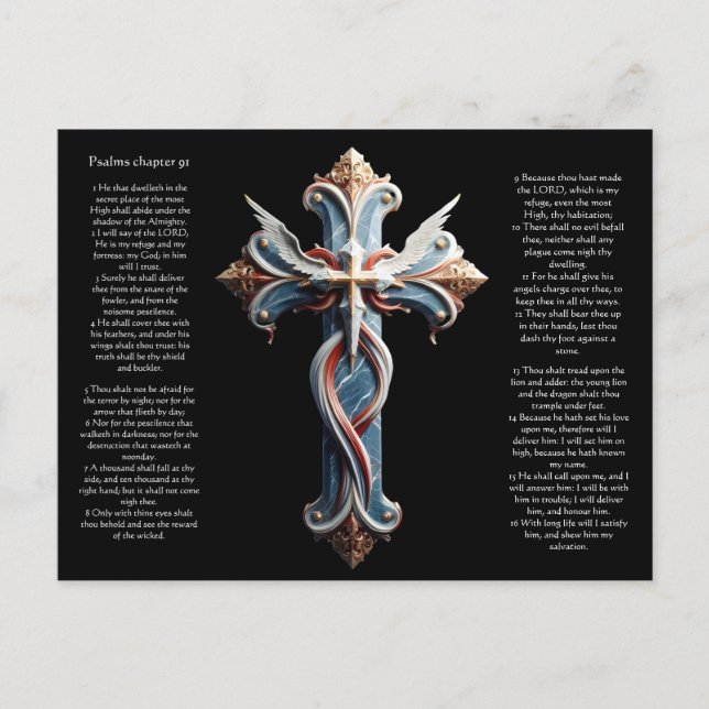 Psaumes chapitre 91 Carte postale (Devant)
