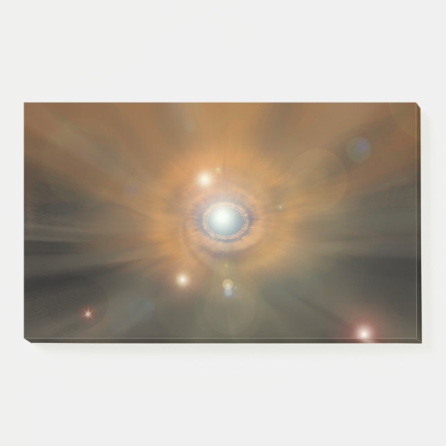 Pseudo-Andromeda Nebula Post-in Note Post-it Klebezettel (Vorderseite)