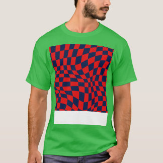 PSG Distorted Checkered Pattern TShirt