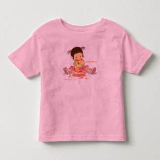 Psghettiface Girl Design - Kleinkind T-shirt