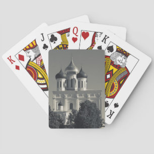 Pskow Kreml und Dreifaltigkeitskathedrale Spielkarten