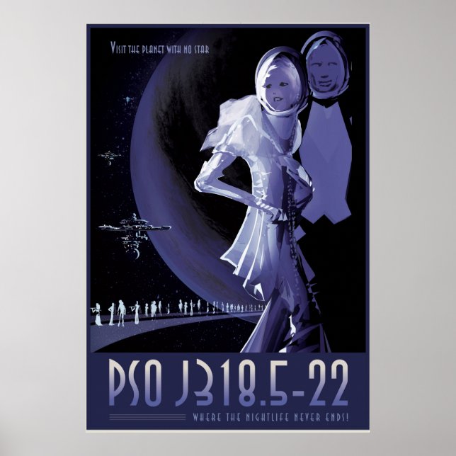 PSO J318.5-22 - Wo das Nachtleben nie endet Poster (Vorne)