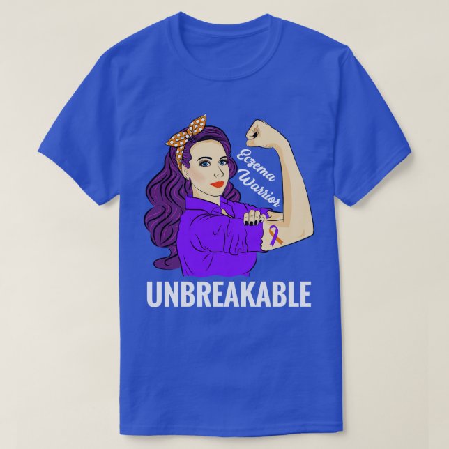 Psoriasis Awareness Ekzema Chronische Hauterkranku T-Shirt (Design vorne)