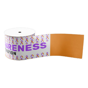 Psoriasis Awareness Pattern Ribbon Ripsband