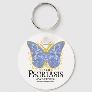 Psoriasis Butterfly Schlüsselanhänger
