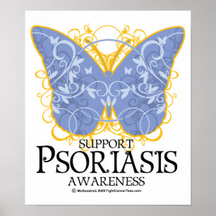 Psoriasis-Schmetterling Poster