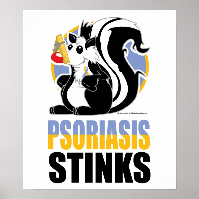 Psoriasis Stinks Poster (Vorne)