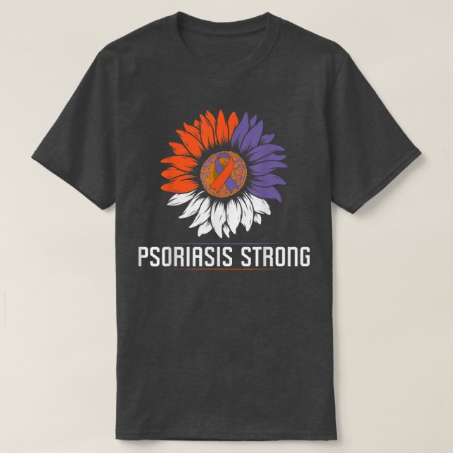 Psoriasis-Unterstützungspasis, die eine starke Pso T-Shirt (Design vorne)