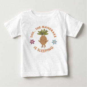 Pssst.. Die Alraune schläft Baby T-shirt