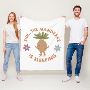 Pssst.. Die Alraune schläft Fleecedecke