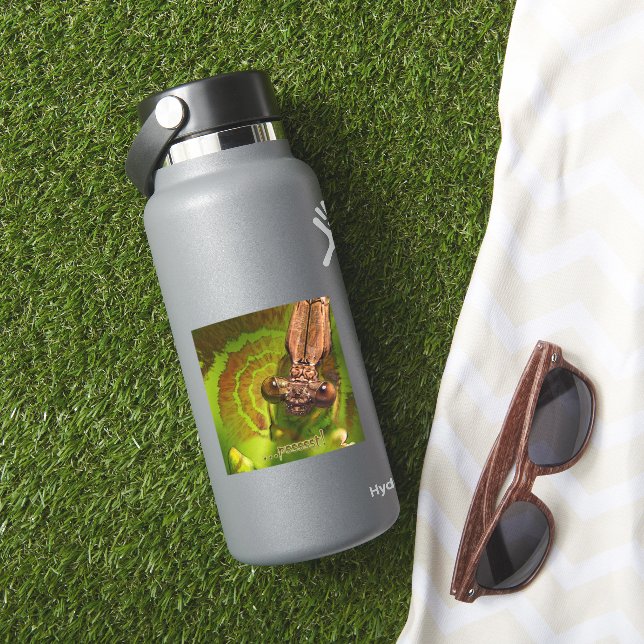 Pssst! Happy Damselfly Foto Sticker (HydroFlask Insitu)