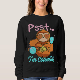 Psst I zählt Schlammpacken Sweatshirt