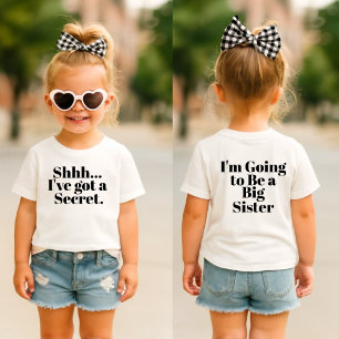 psst... ich habe ein Geheimnis, ich werde eine gro Baby T-shirt