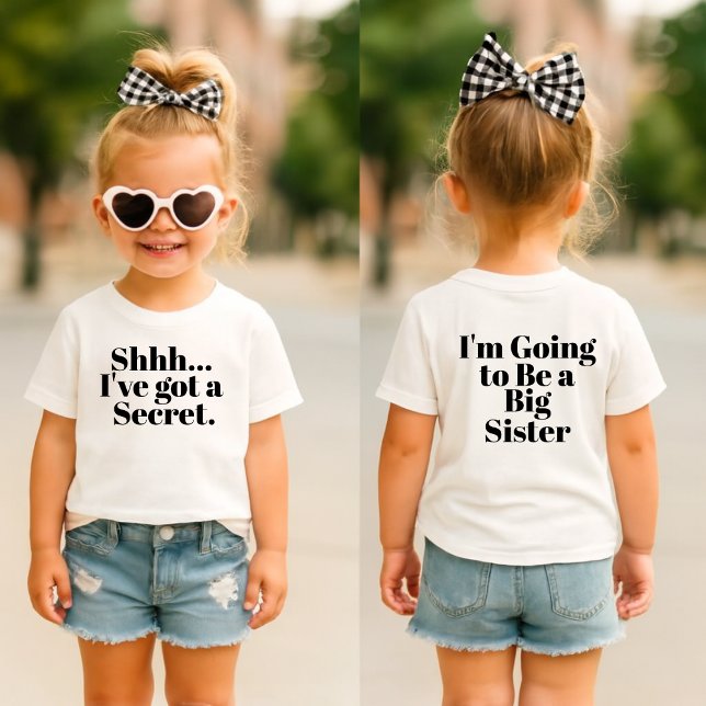 psst... ich habe ein Geheimnis Ich Werde eine Groß Baby T-shirt (Von Creator hochgeladen)
