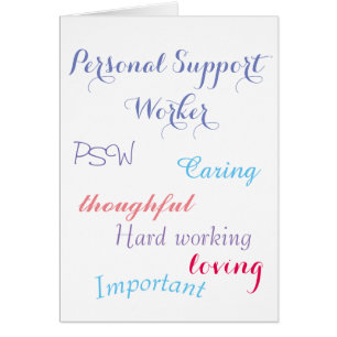 PSW du collaborateur de support personnel