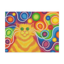 Psy-cat-delic postcard