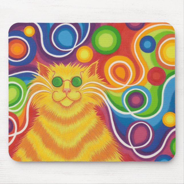 Psy-cat-delikate Mousepad (Vorne)