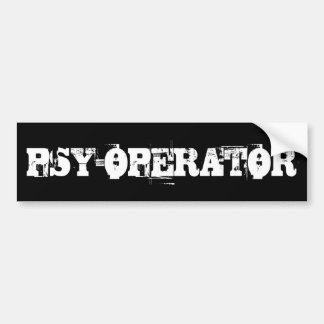 PSY-OPERATOR AUTOAUFKLEBER