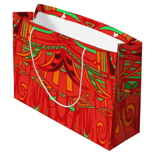 Psy wings large gift bag große geschenktüte (Rückseite Schrägansicht)