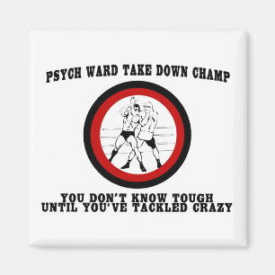 Psych Bezirk nehmen Champion herunter Magnet